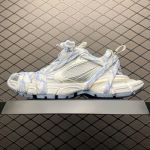 Balenciaga 3XL Extreme White Light Blue Laces Lace-up Retro Dad Shoes Sports Mesh Upper Shoes